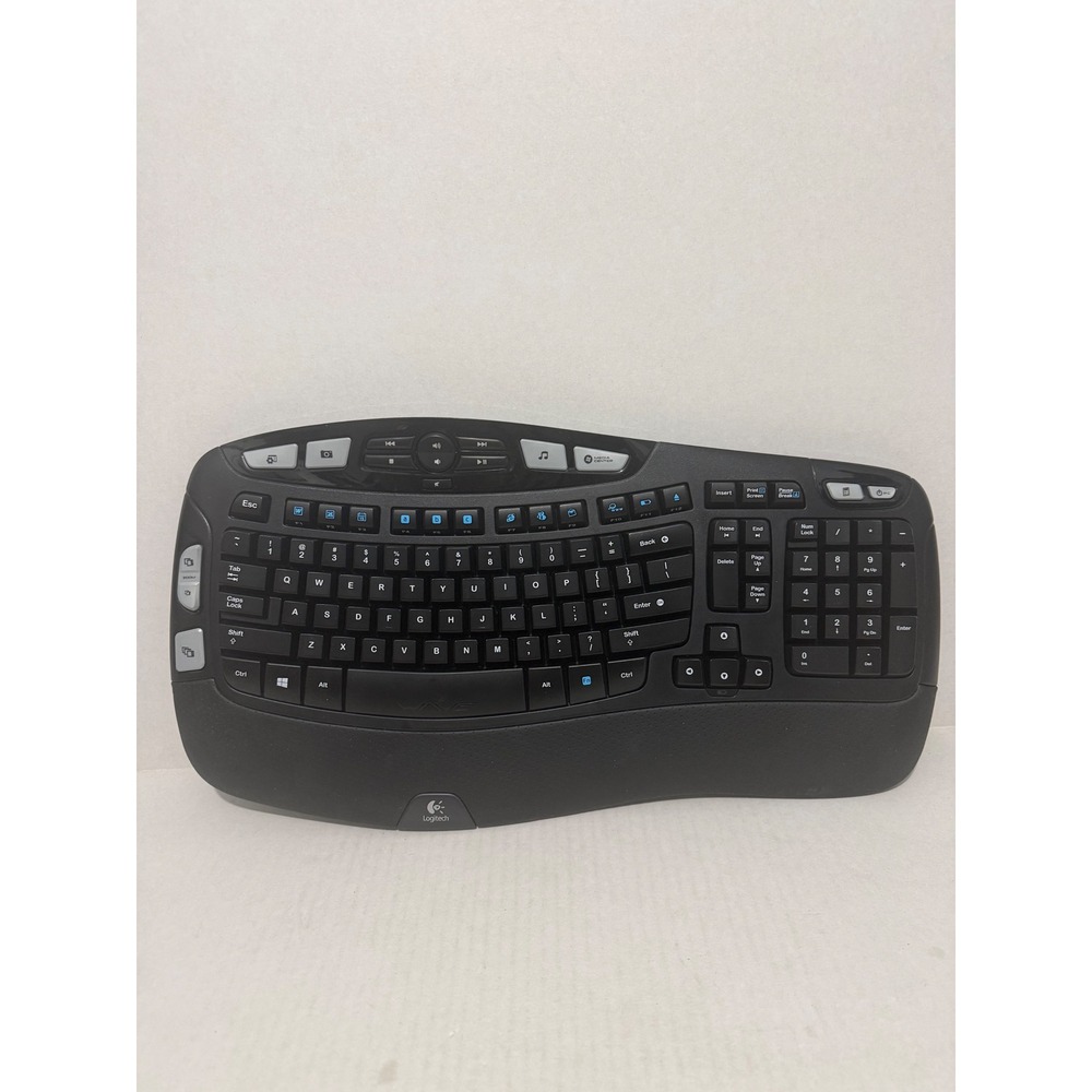 Logitech K350 Wireless Wave Ergonomic Keyboard Black Y-R0053